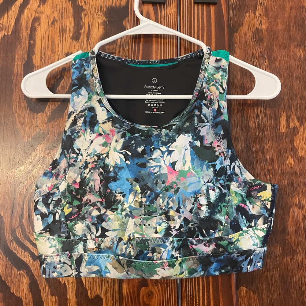 Sweaty Betty Floral Sports Bra
